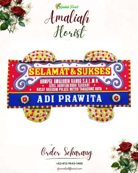Papan Bunga Ucapan Selamat Lede