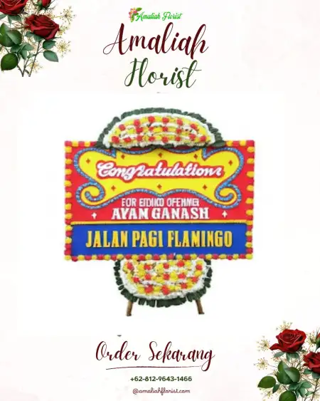 Sewa Papan Bunga Lede